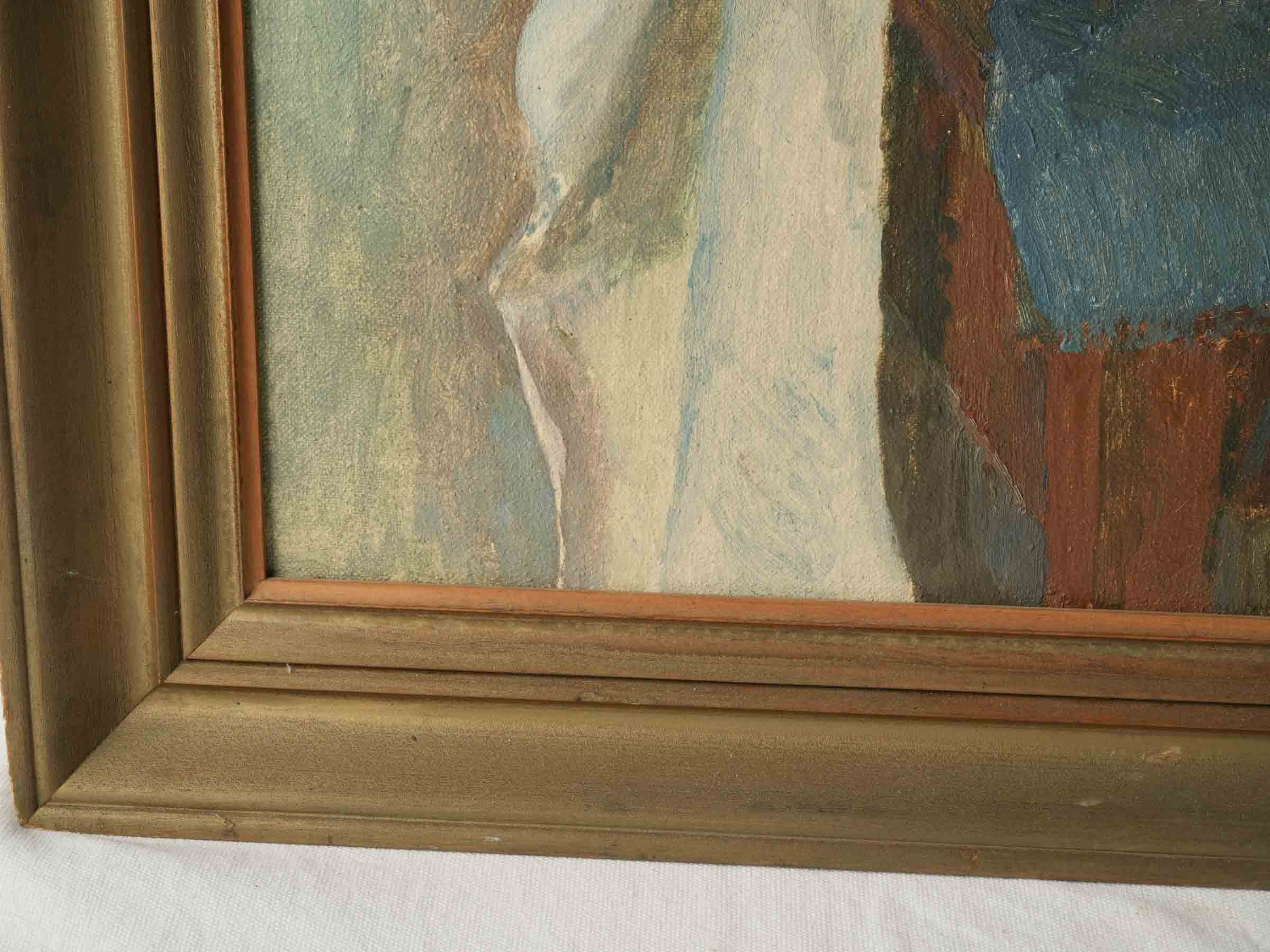 Large French Still Life with Fruit by Bernard Pidoux, Signed and Dated 1934 - 31" x 45"