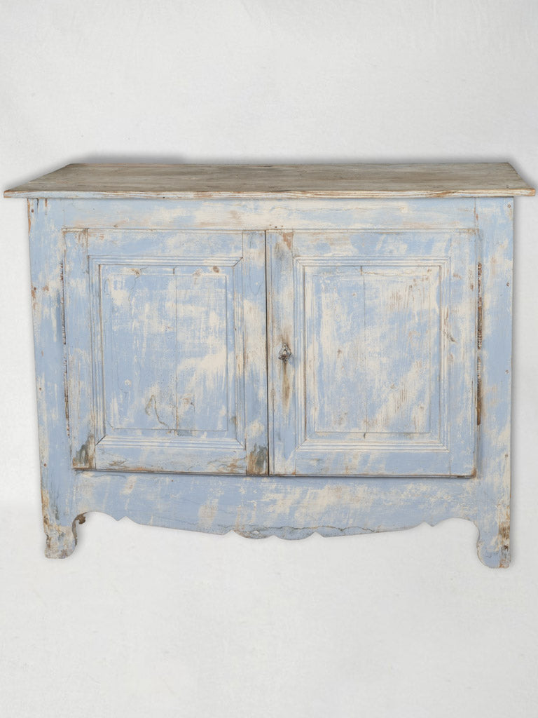 Rustic French pine wood cabinet