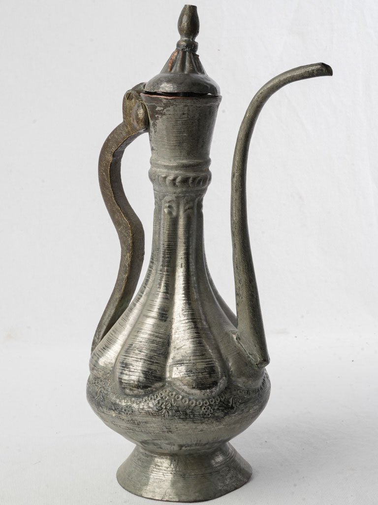 Antique Ottoman pewter ewer