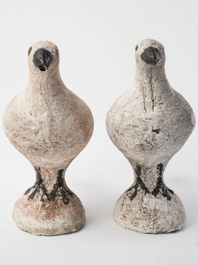 Mid-century whimsical concrete sculptures