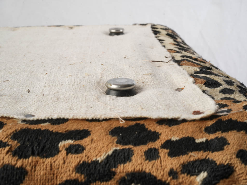 Unique vintage-style poufs