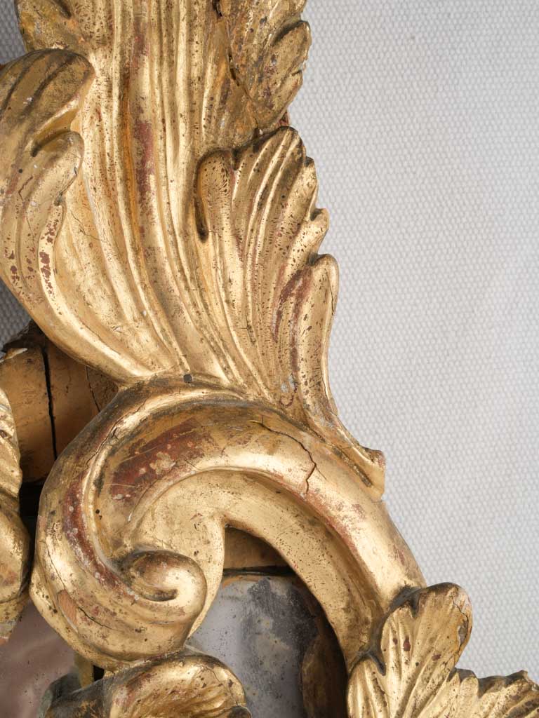 Luxuriously Gilted Louis XV Mirror