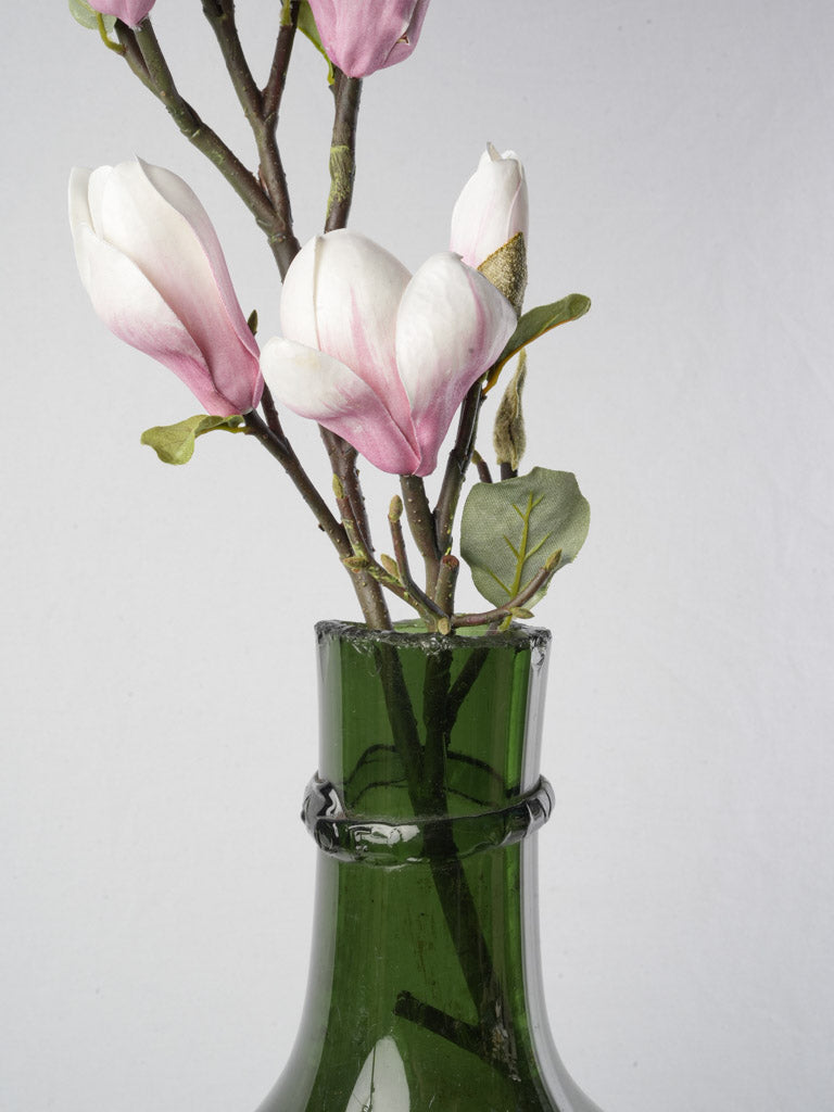 Organic teardrop demijohn decor