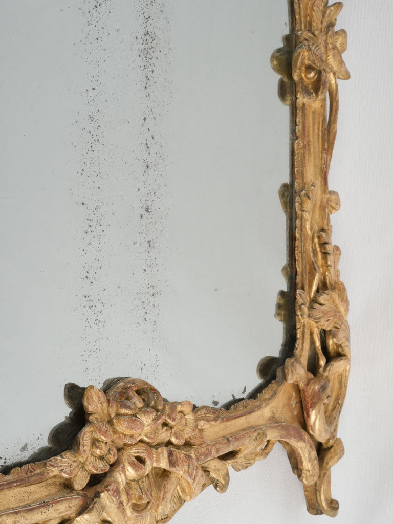 Acanthus Leaf Carved Gilt Mirror