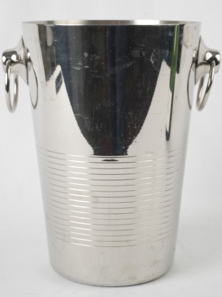 Ornate 19th-century ribbed bottle cooler