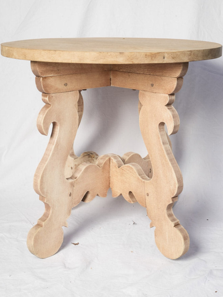 Sculptural rustic fir side tables