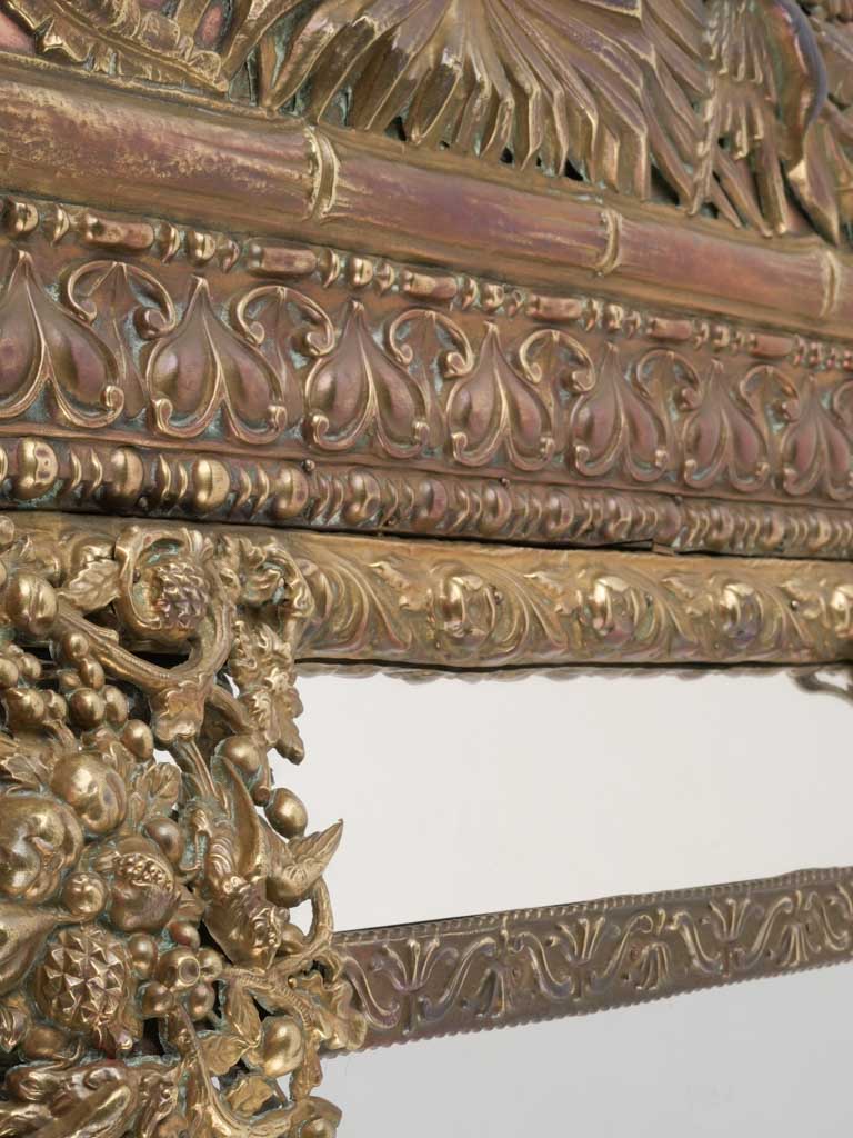 Charming worn patina decorative mirror