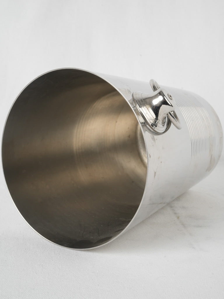 Stylish antique silver plate bottle holder