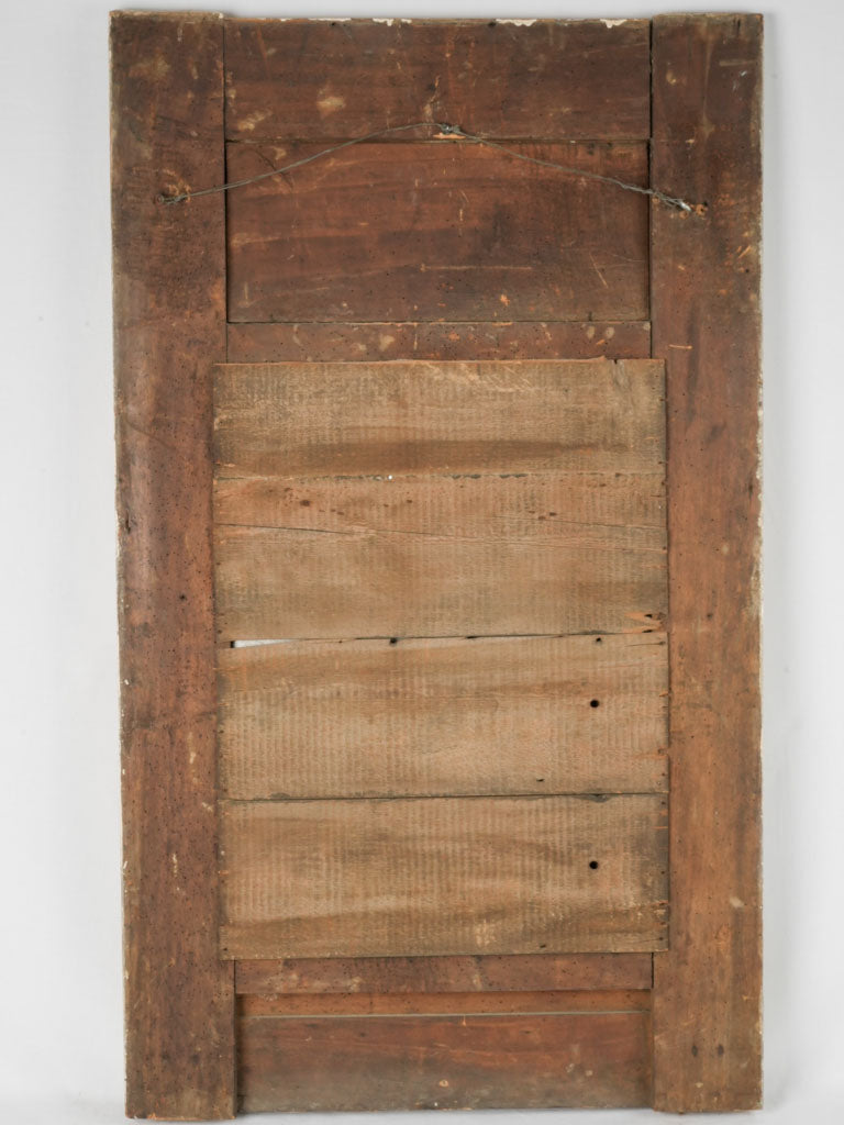 French, aged frame wall mirror