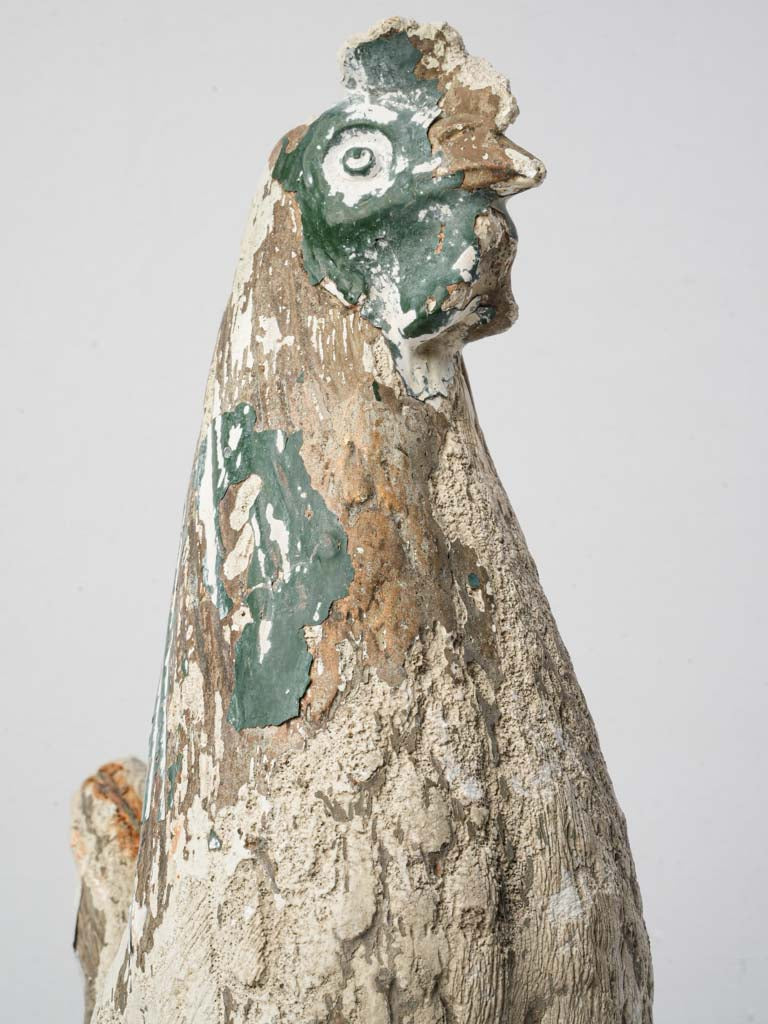 Aged Paint Cockerel Ornament