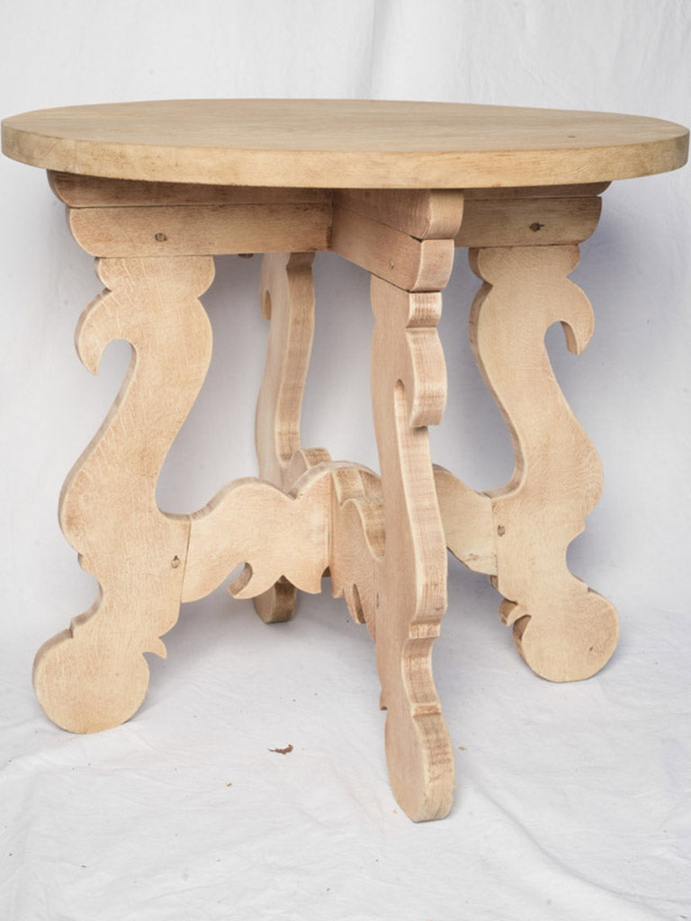 Pale-toned vintage guéridon pair