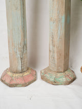 Colorful, Symmetrical, Decorative French Columns