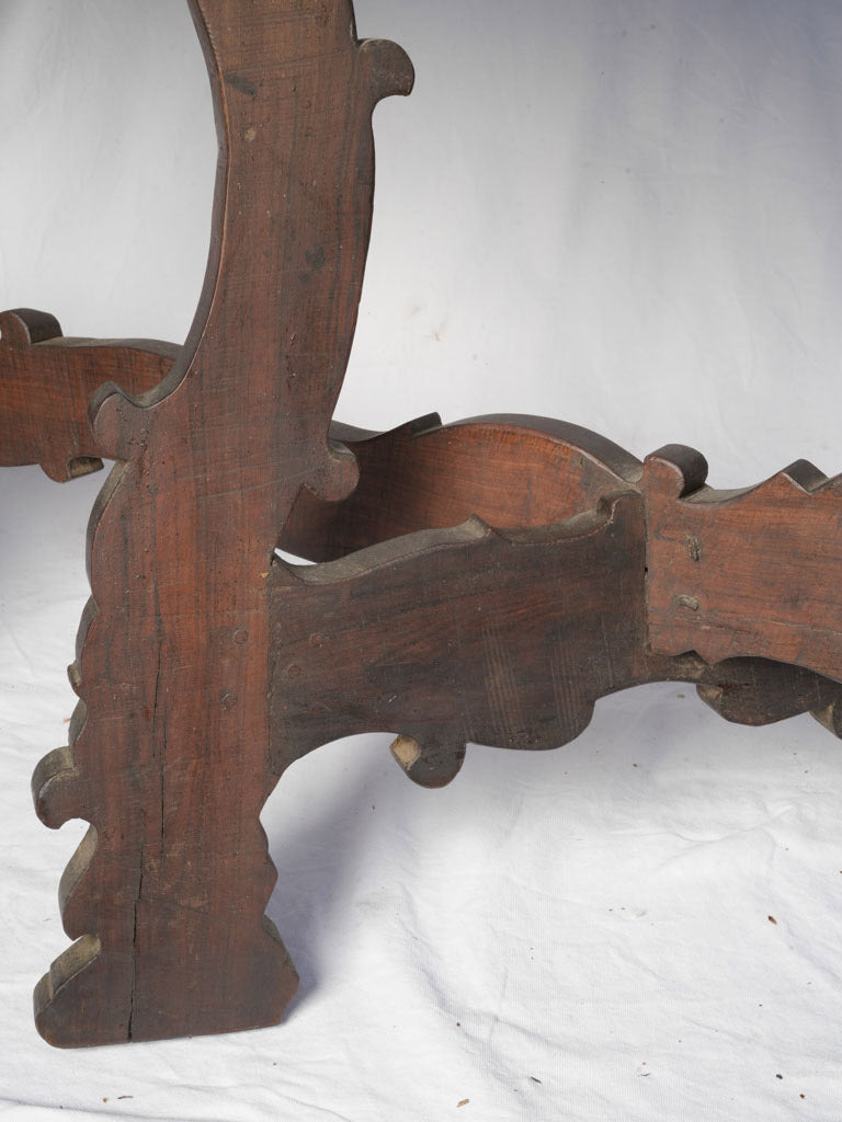 Traditional joinery walnut table