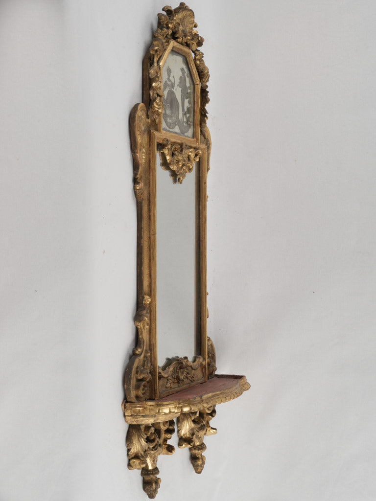 Luxurious Eighteenth-Century Glass Mirror