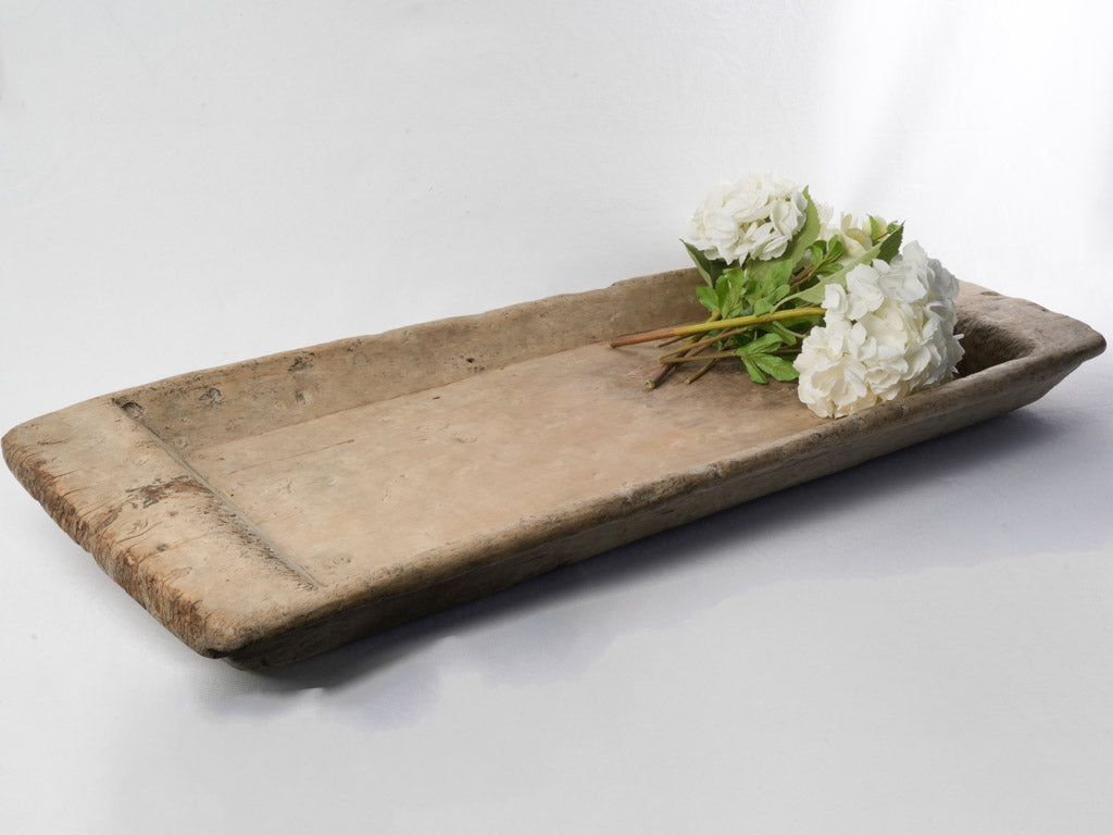 Aged French decorative centerpiece tray