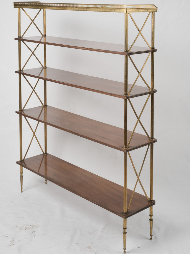 Classic 1950s French living room shelf