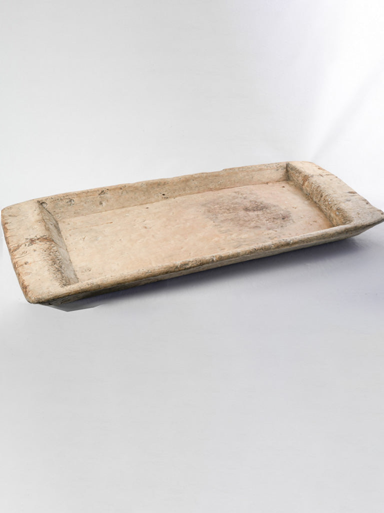 Very Large Rustic French Antique Wooden Tray - 44½"