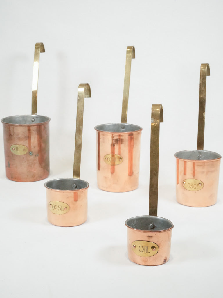 Rustic Farmhouse Style Copper Jugs