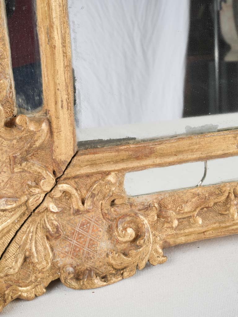 Lavish Louis XIV parclose mirror