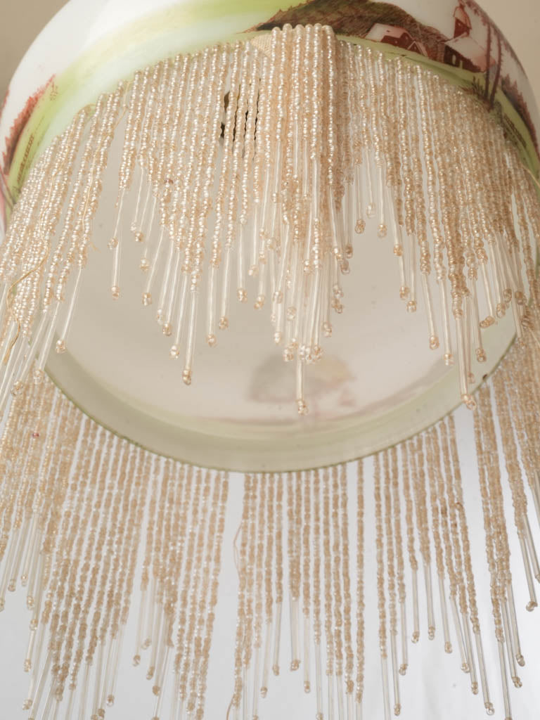 Romantic bohemian beaded chandelier