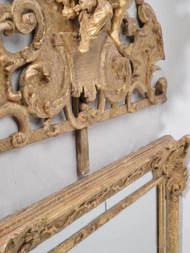 Beautiful antique parclose mirror