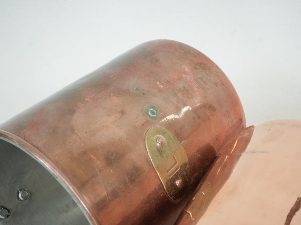 Classic Aged French Copper Measuring Cups