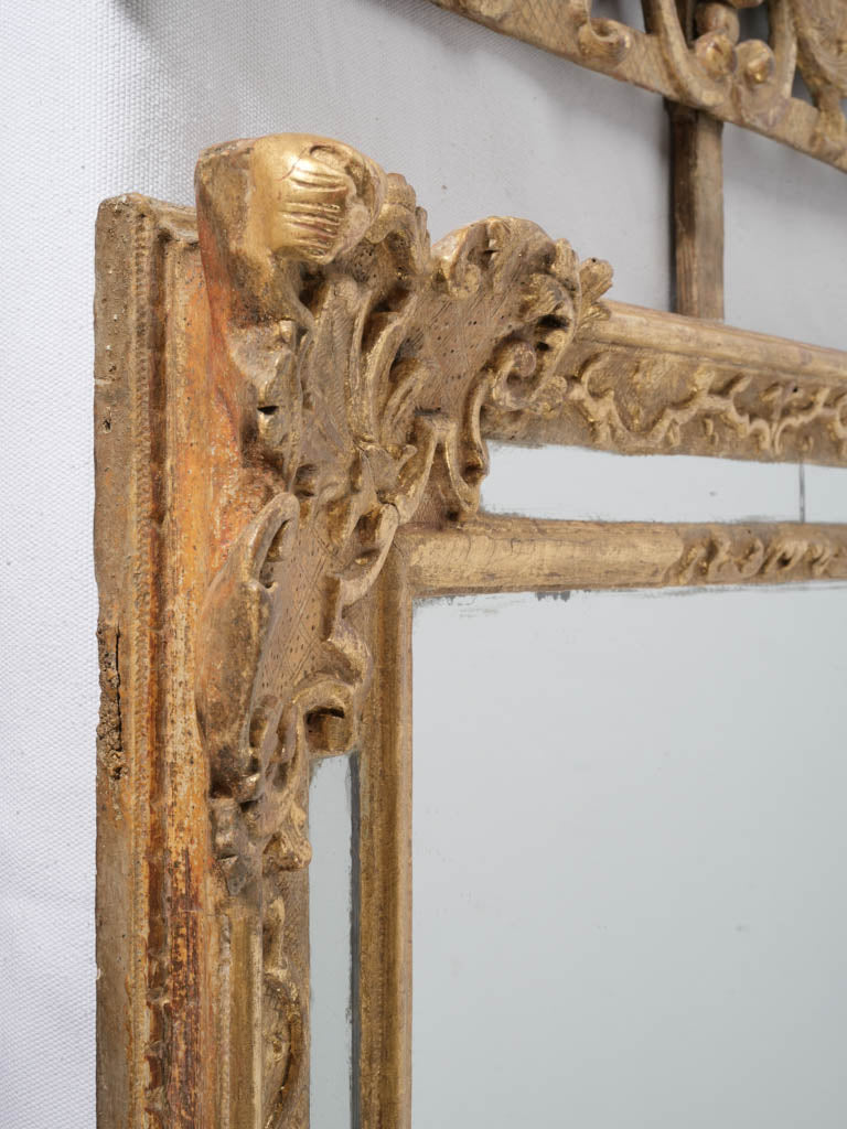 Opulent Louis XIV wall mirror