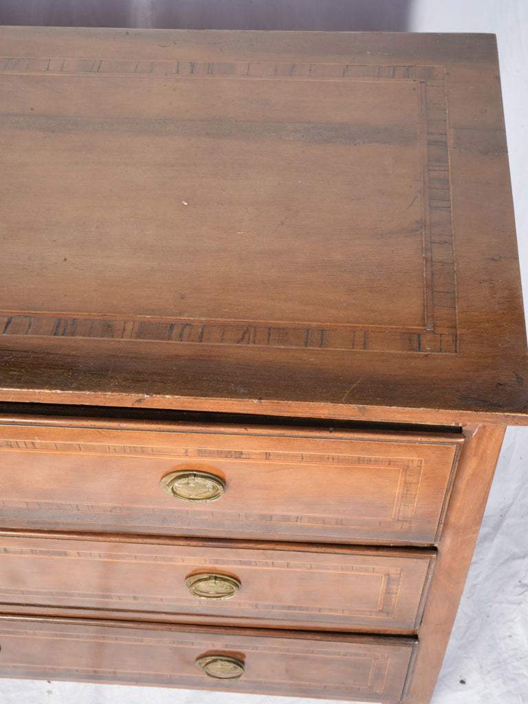 Authentic vintage walnut commode