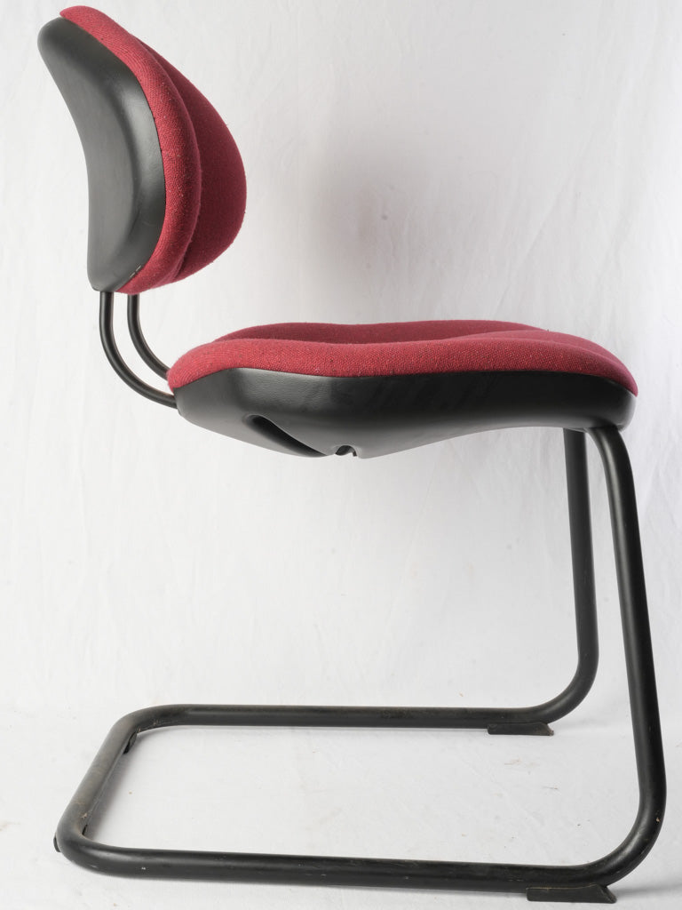 Boldly colored dining chairs