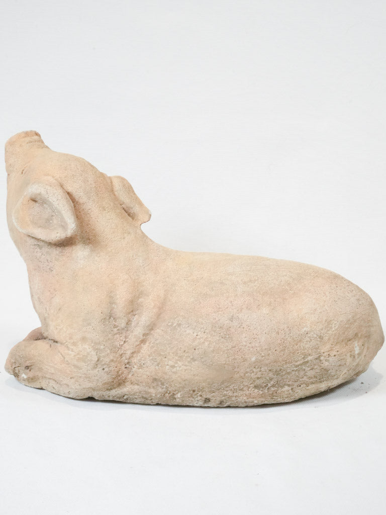 Whimsical indoor/outdoor pig decoration