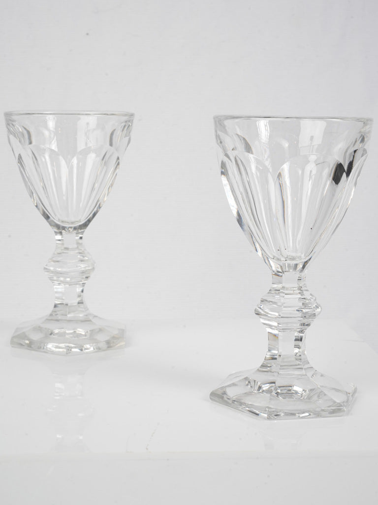 Set of Six Baccarat Harcourt Crystal Liqueur Glasses - 4"