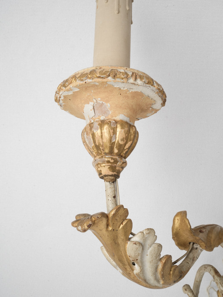 Romantic storied patina sconces
