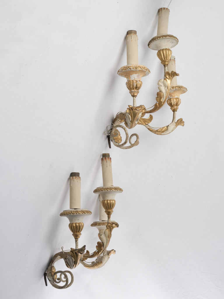 Italian artisanal decorative sconces