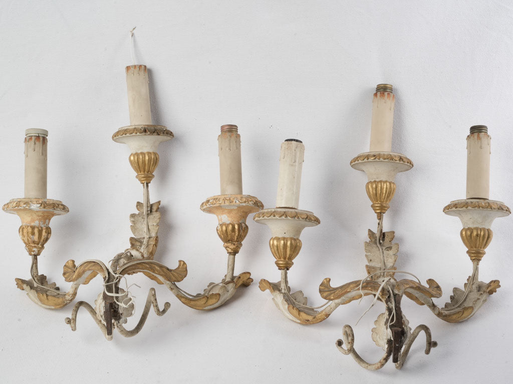 Graceful elegantly curved light fixtures