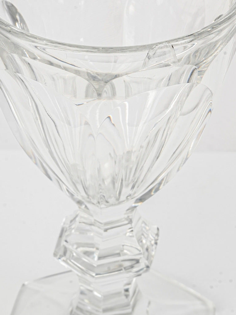 Set of Twelve Baccarat Harcourt Crystal Liqueur Glasses In Two Matching Sizes
