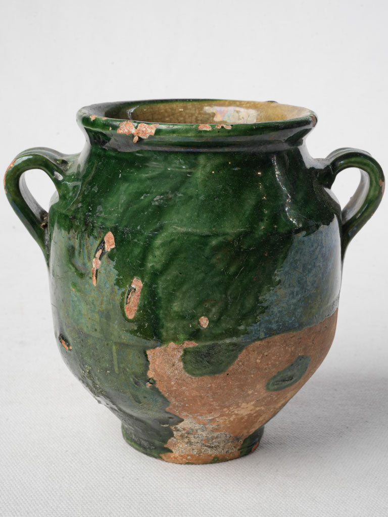 Iridescent glazed decorative pottery