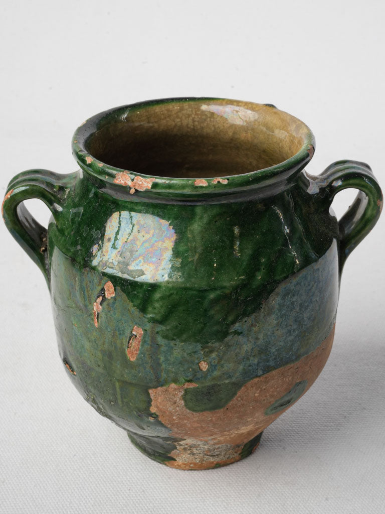 Authentic aged French provincial pot  