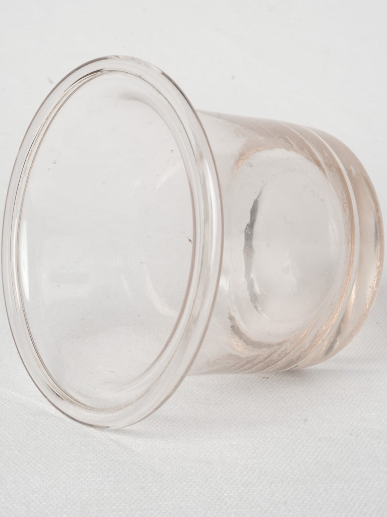 Rare chateau-style glass item