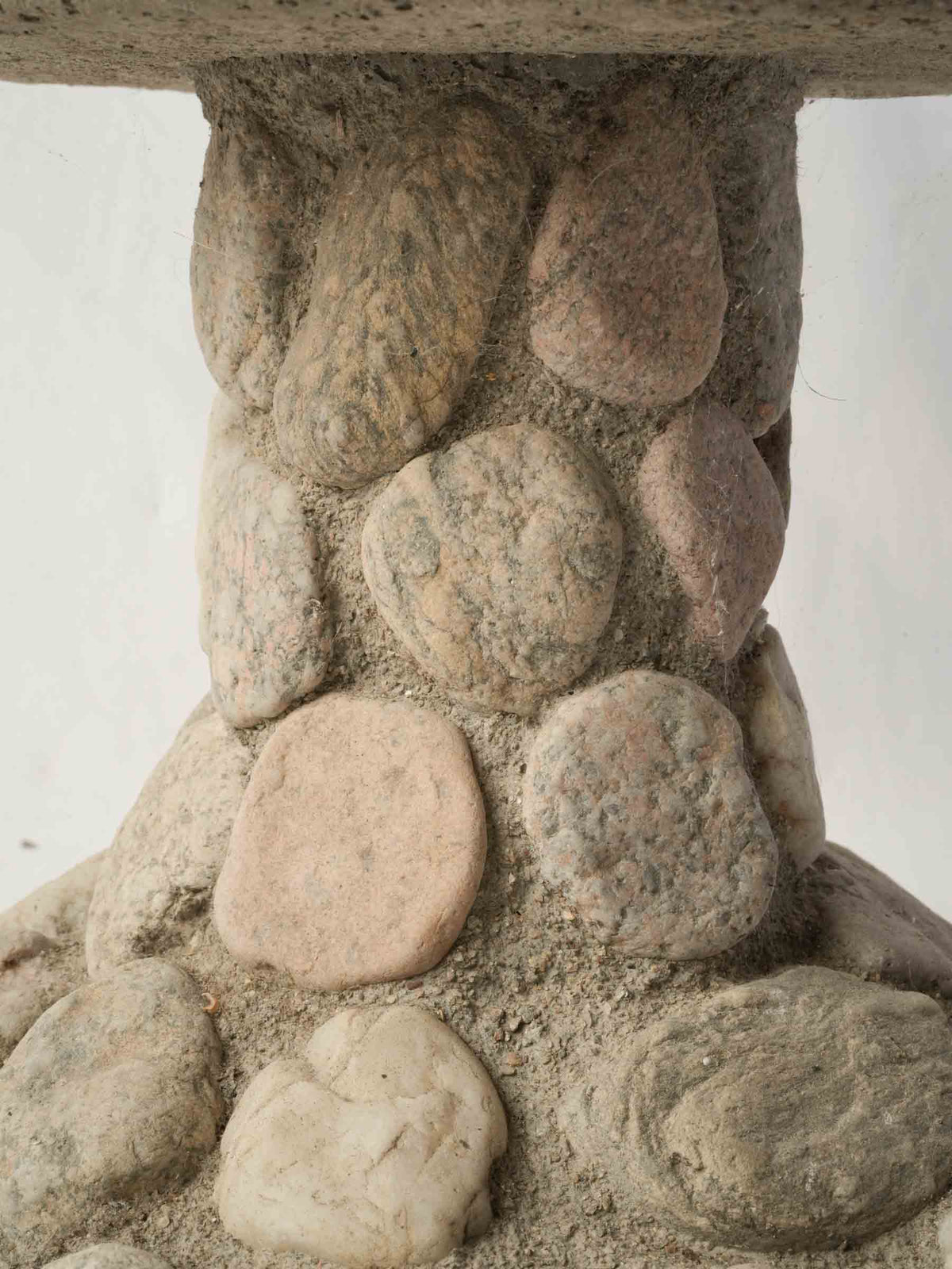 Classic vintage concrete jardinière