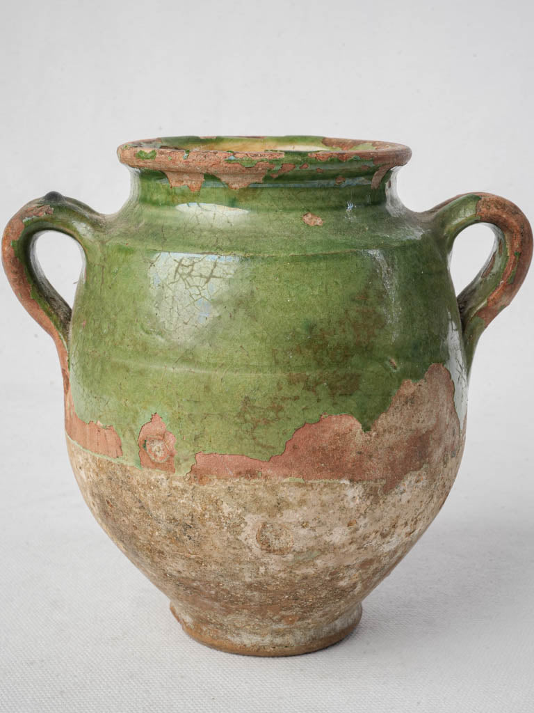 Weathered Provençal pottery vessel