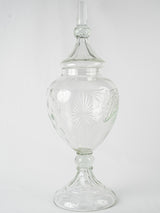 Nineteenth-century blown glass candy jar
