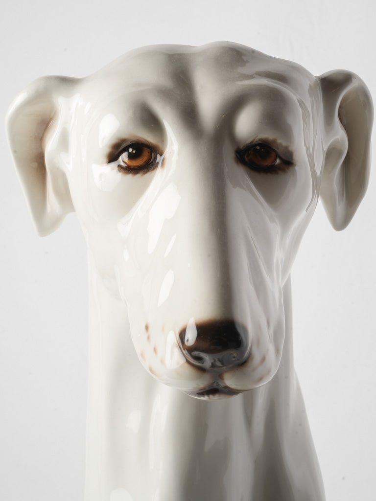 Realistic hand-painted dog decoration