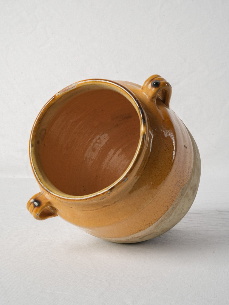 French Confit Pot w/ Lustrous Honey Glaze, Early to Mid-20th Century - 10¼"