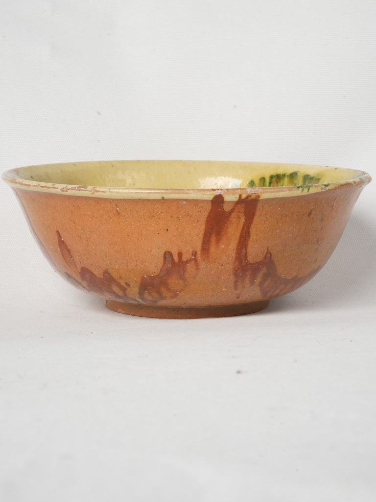 Expressive colorful serving dish