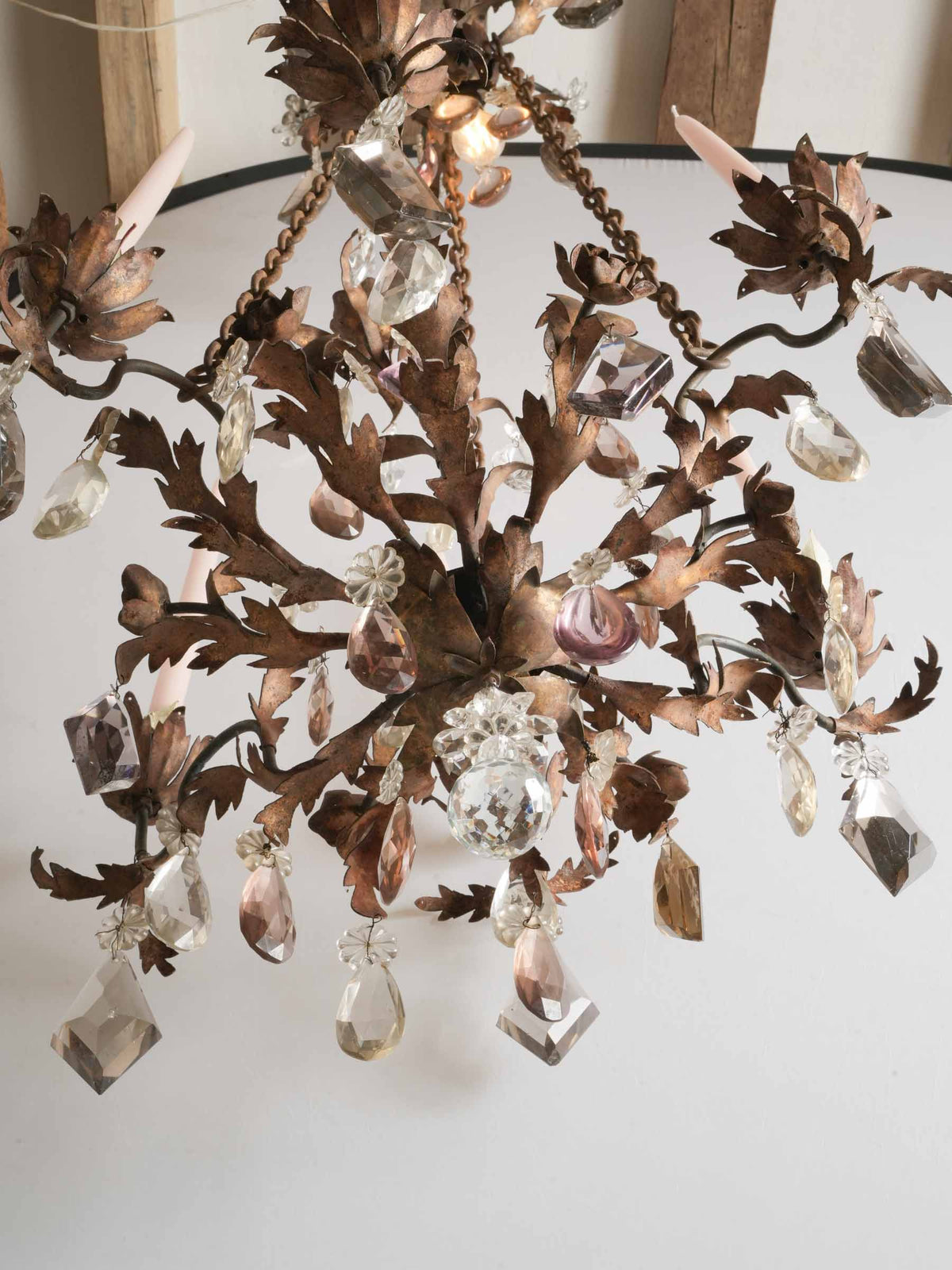 Decorative vintage French country chandelier