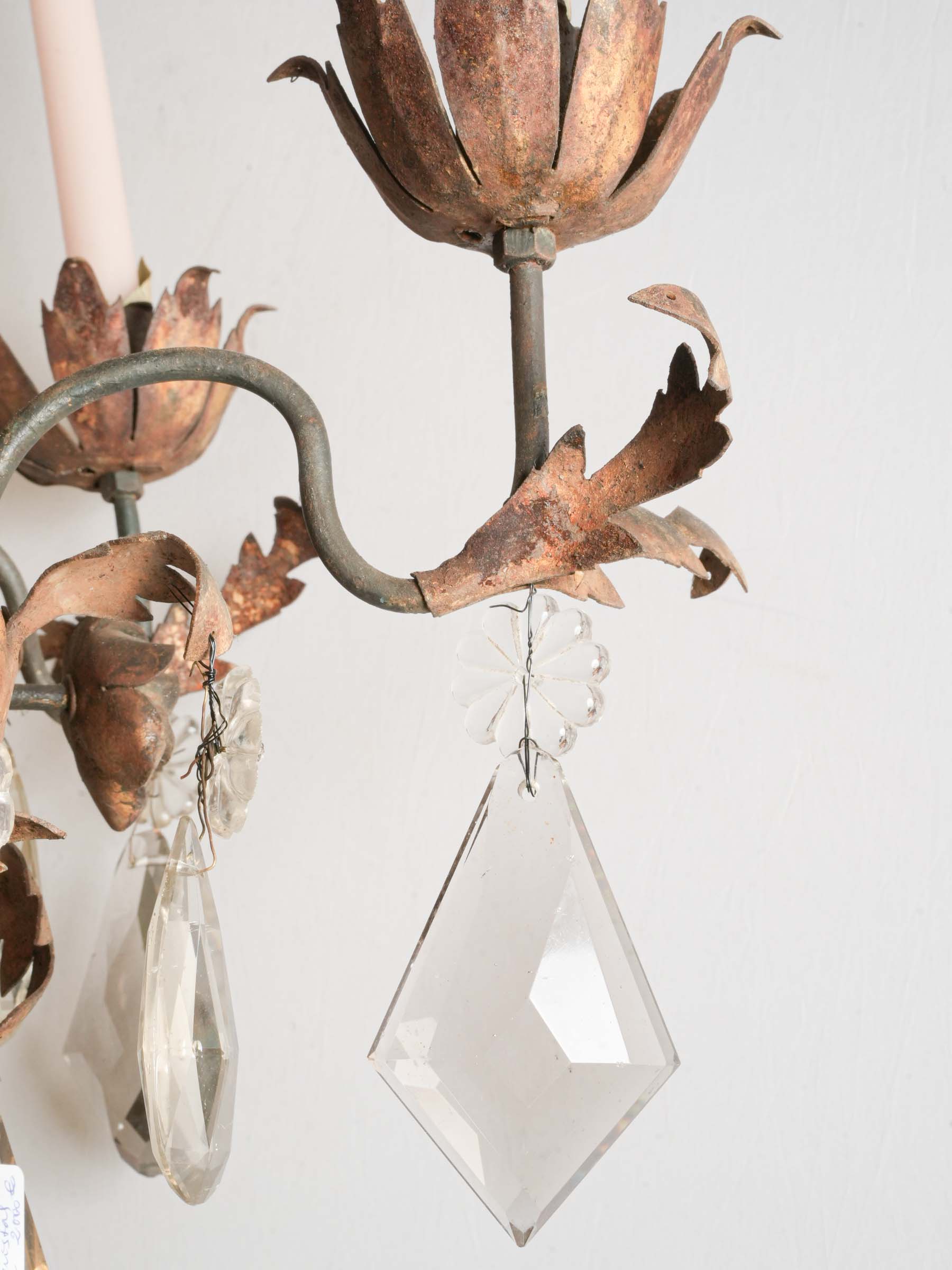 Warm ambient glow French chandelier