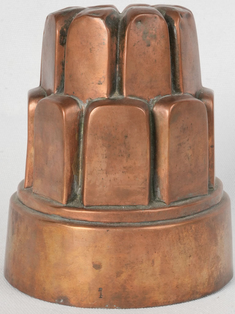Luxurious Victorian copper dessert mold