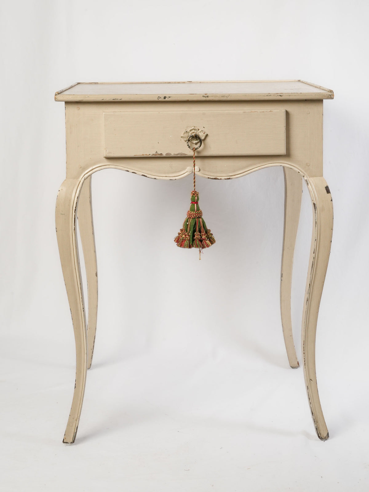 Louis XV Side Table w/ Later Off-White Painted Finish - 31½" x 24¾"