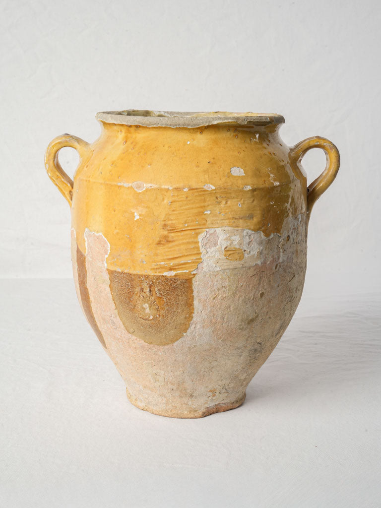 Timeworn decorative pottery piece