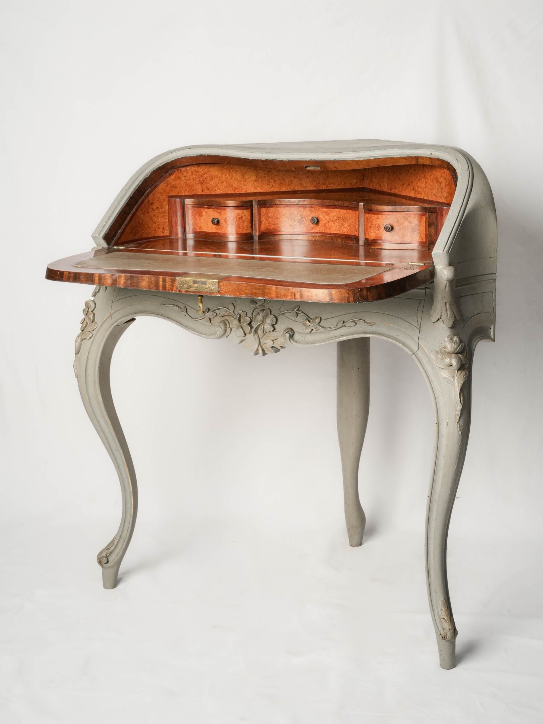 Early 19th Century Provençal Lady's Desk w/ Original Paint - 36½"